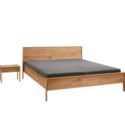 Bettgestell und Nachtkommoden aus Holz - Waving (dreiteilig)^Wohnen Hot