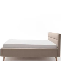 Bettkasten Polsterbett in Beige & Eiche - Stroy^Wohnen Best