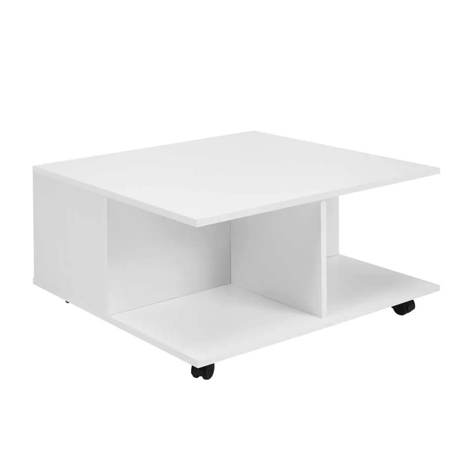 Wohnen Beweglicher Wohnzimmer Couchtisch in Weiß - Kyras