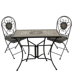 Wohnen Bistrotisch Gruppe mit Mosaik - Tasmania (dreiteilig)