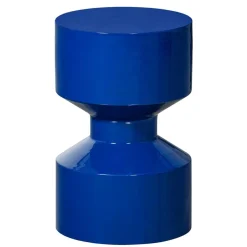 Wohnen Blauer Beistelltisch im Hantel Design - Glorious