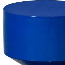 Wohnen Blauer Beistelltisch im Hantel Design - Glorious