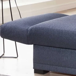 Wohnen Blaues Schlafsofa mit verstellbaren Armlehnen - Lash