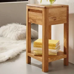 Blumensäule aus Wildeiche Massivholz - Uvinessa^Wohnen Discount