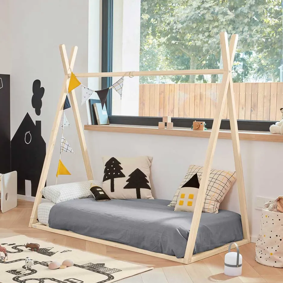 Wohnen Bodenbett Zeltbett für Kinder 70x140 cm - Rapidi