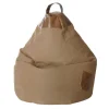 Kinder Wohnen Bodenkissen Sitzsack Joshua in Sand und Beige