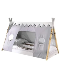Bodentiefes Bett für Kinder in Zeltoptik - Nitrino^Wohnen