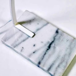 Wohnen Bogenleuchte mit Holzfurnier Schirm - Nango