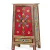 Wohnen Boho Kommode mit Blumen Dekor im Folklore Style - Gionala