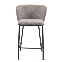 Wohnen Boucle Barstühle mit 65 cm Sitzhöhe - Lucaz (2er Set)