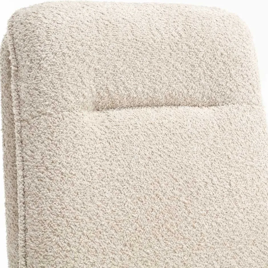 Boucle Drehstuhl in Creme - Rocono^Wohnen Clearance