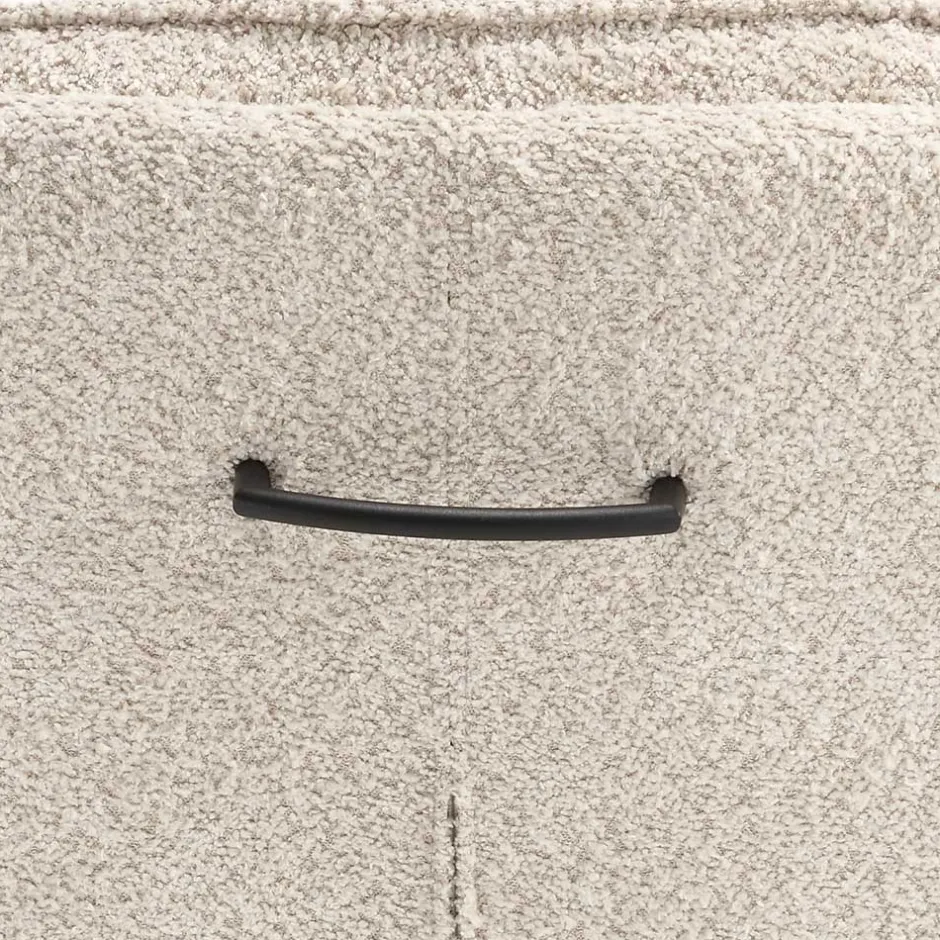 Boucle Drehstuhl in Creme - Rocono^Wohnen Clearance