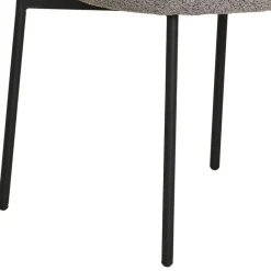 Wohnen Boucle Polsterstuhl im Skandi Design - Tornado (2er Set)