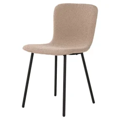 Boucle Stühle in Beige - Menoria (2er Set)^Wohnen