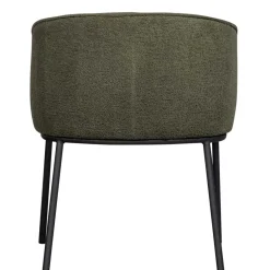 Wohnen Boucle Tischsessel in Dunkelgrün - Norian