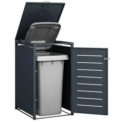 Wohnen Box für eine Mülltonne aus Stahl - Vadoz