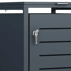 Wohnen Box für eine Mülltonne aus Stahl - Vadoz