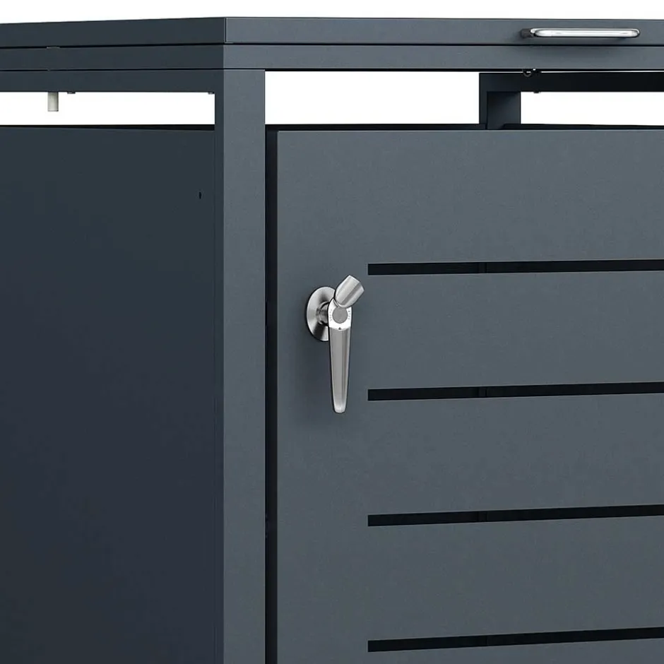 Wohnen Box für eine Mülltonne aus Stahl - Vadoz