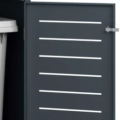 Wohnen Box für eine Mülltonne aus Stahl - Vadoz