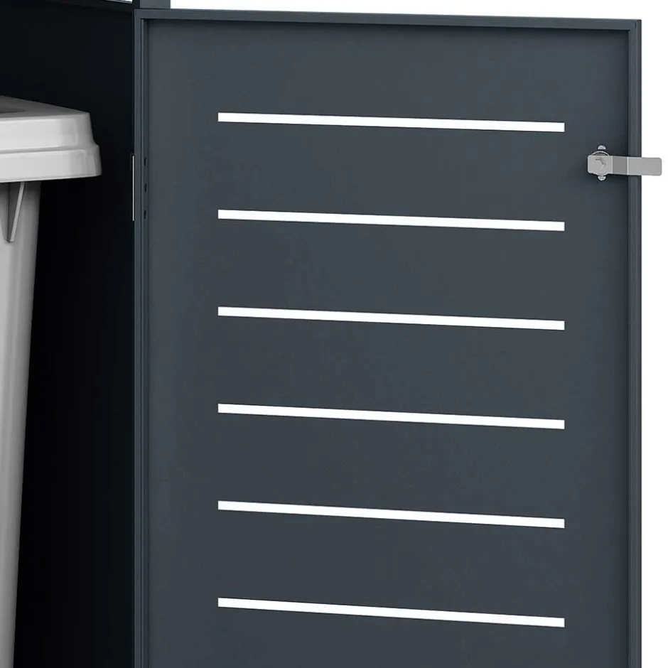 Wohnen Box für eine Mülltonne aus Stahl - Vadoz