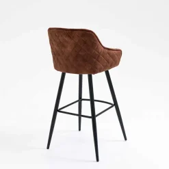 Wohnen Braune Barstühle mit Armlehnen - Caballo (2er Set)