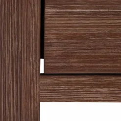 Braunes Akazie Highboard mit 3 Schiebetüren - Ruffes^Wohnen Hot