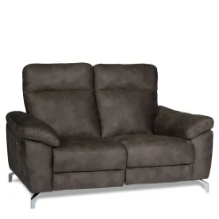 Braunes 2er Sofa mit Relaxfunktion - Extrados^Wohnen Best