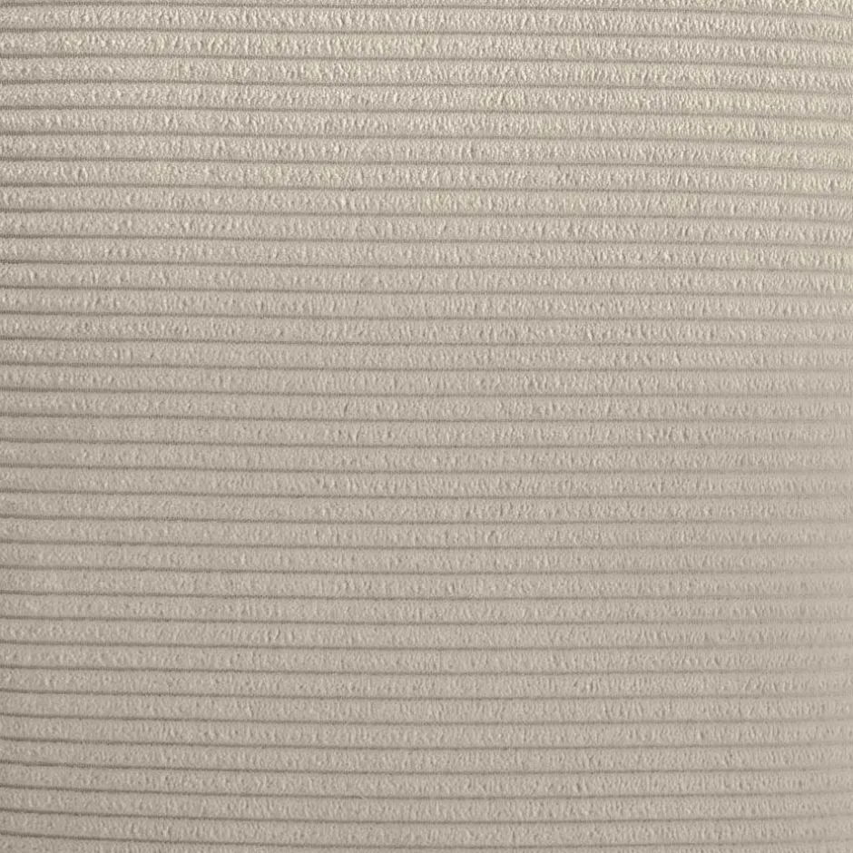 Wohnen Breitcord Polsterhocker in Beige - Jony