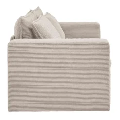 Wohnen Breitcord Zweisitzer in Beige - Jony