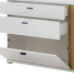 Breite Kombi-Kommode mit LED Beleuchtung - Racelyn^Wohnen