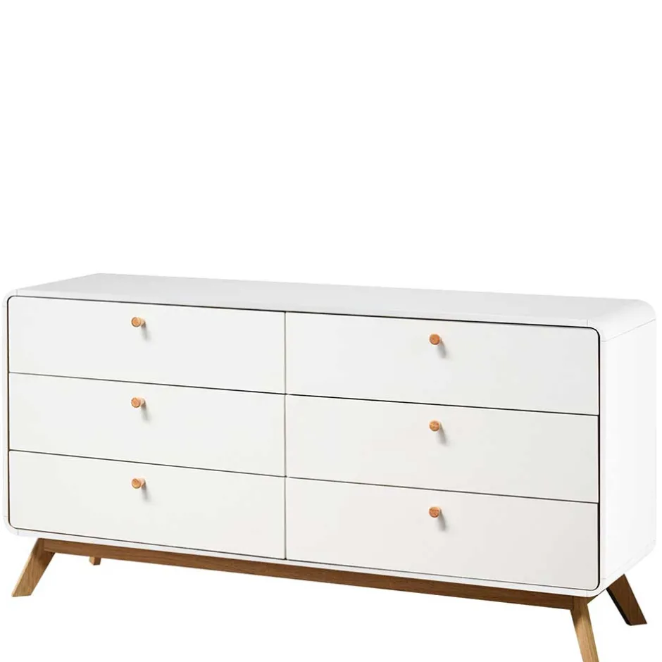 Breite Kommode mit sechs Schubladen - Kolreva^Wohnen Sale