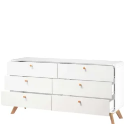 Breite Kommode mit sechs Schubladen - Kolreva^Wohnen Sale