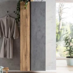 Wohnen Breiter Badhochschrank mit Doppeltür - Mia