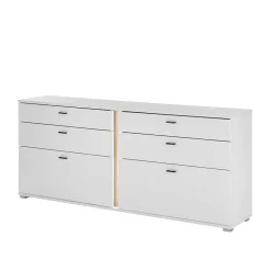 Wohnen Breites Sideboard mit LED Beleuchtung - Racelyn
