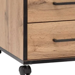 Büro Rollcontainer in Eiche Optik - Zustic^Wohnen