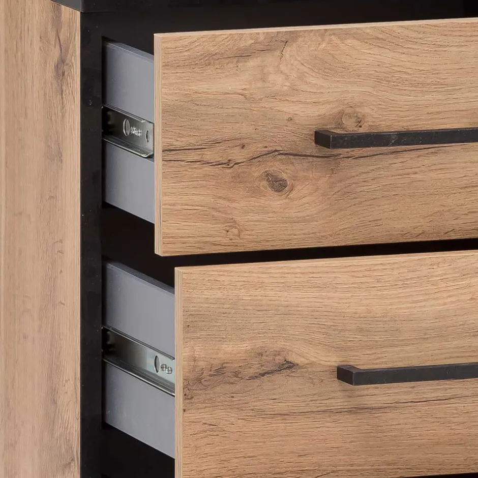 Büro Rollcontainer in Eiche Optik - Zustic^Wohnen