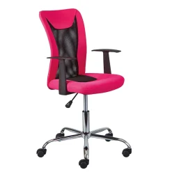 Bürodrehstuhl in Pink & Schwarz - Catama^Wohnen Outlet