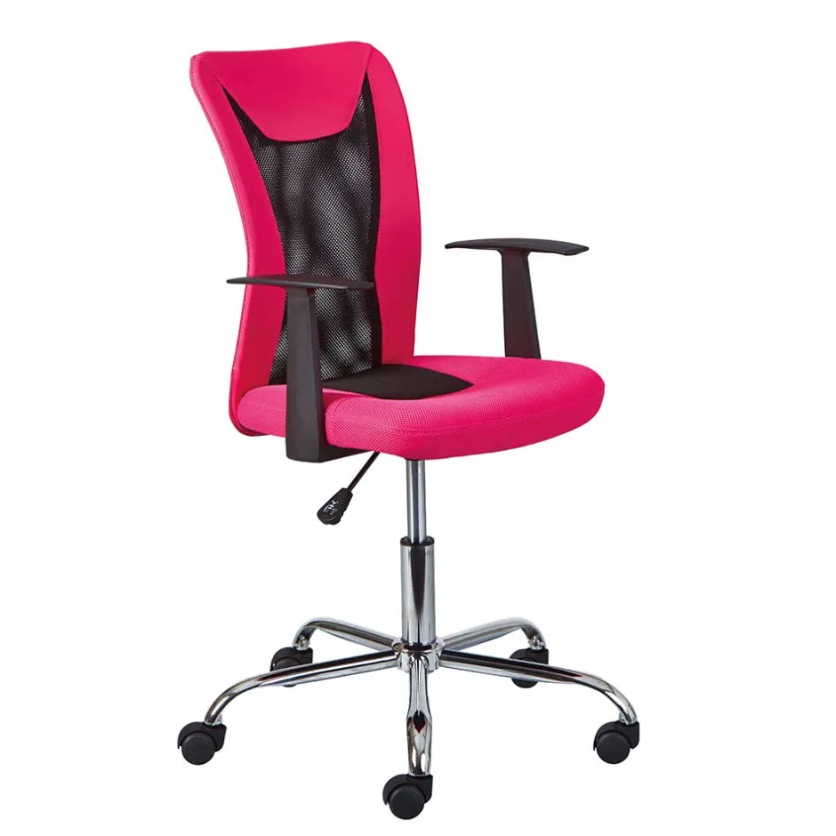 Bürodrehstuhl in Pink & Schwarz - Catama^Wohnen Outlet