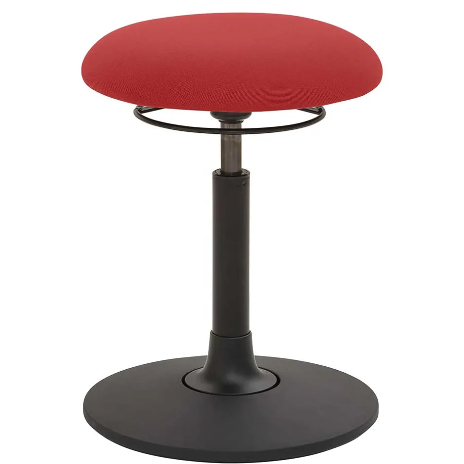 Wohnen Bürohocker in Rot & Schwarz - Myranga