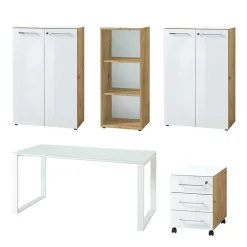 Büromöbel Ausstattung Kombi - Laszlo (fünfteilig)^Wohnen Best