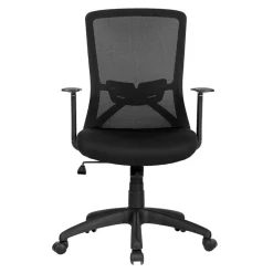 Bürostuhl in Schwarz aus Mesh und Stoff - Suvanica^Wohnen Online