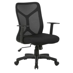 Bürostuhl mit hoher Lehne und Lendenwirbelstütze - Annet^Wohnen