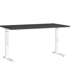 Bürotisch in Dunkelgrau mit Weiß - Vlatin^Wohnen Best