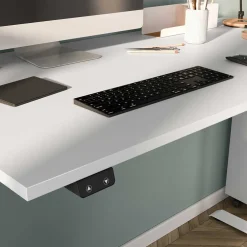 Bürotisch Kombination in Weiß - Sparkle (dreiteilig)^Wohnen Online