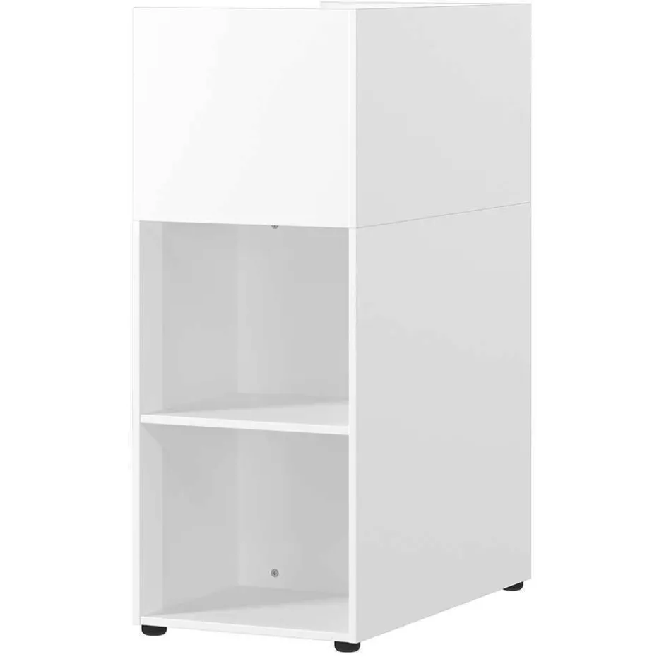 Bürotisch Kombination in Weiß - Sparkle (dreiteilig)^Wohnen Online