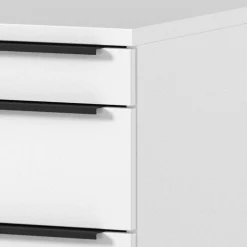 Bürotisch Kombination in Weiß - Sparkle (dreiteilig)^Wohnen Online