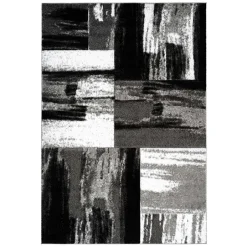 Brush Design Teppich in Grau und Schwarz - Naspar^Wohnen Outlet