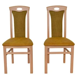 Wohnen Buche Küchenstühle gepolstert - Charinas (2er Set)