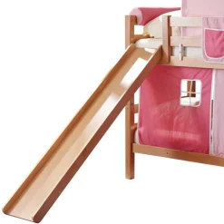 Kinder Wohnen Buche Mädchen Etagenbett mit Rutsche - Everton
