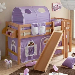 Buchenholz Mädchen Spielbett in Natur - Gravura^Wohnen New